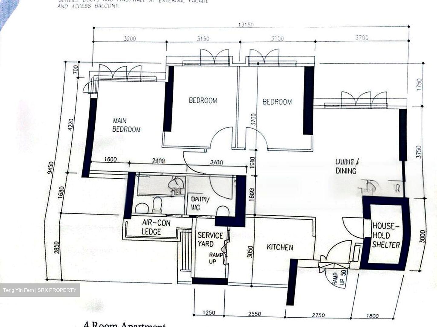 Blk 312A Clementi Ridges (Clementi), HDB 4 Rooms #469755571